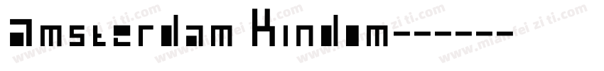 Amsterdam Kindom字体转换